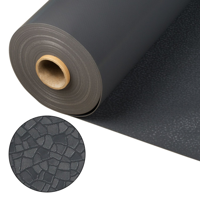 Лайнер Cefil Touch Reflection Anthracite антрацит (текстурний) 2.05х25.2m