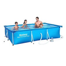 Каркасний басейн Bestway 56424 (400х211х81 см) з картриджним фільтром