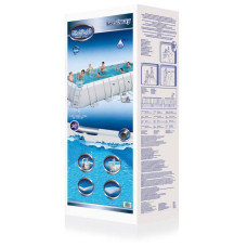 Каркасний басейн Bestway 56475 (732х366х132 см) з піщаним фільтром, драбиною та тентом