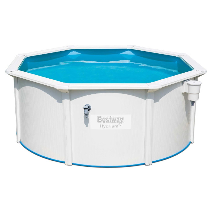Збірний басейн Bestway Hydrium 56574 (360x122 см) з піщаним фільтром, драбиною та тентом