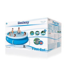 Надувний басейн Bestway 57270 (305х76 см) з картриджним фільтром