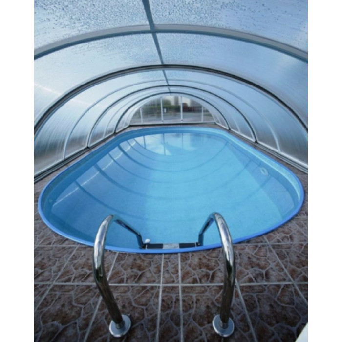 Басейн каркасний 12х6х1.5 м з отворами, для монтажу в ґрунт, IBIZA OVAL 3EXB0426