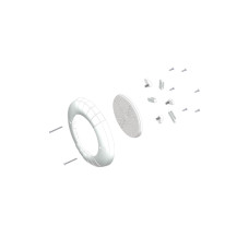 Прожектор белый 4500лм, 252 LED, базовый накладной 50Вт, 12В, SlimLED 120° без монтажного комплекта PG-051141