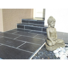 Камень 33 бортовой 66х33х3, 5 см, NOVASCHISTE, тон Anthracite 313770