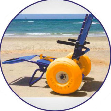 Пляжное кресло-шезлонг на 2 колеса Beachstar 1514.2