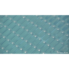 Пленка Alveolar translucent blue 550мкм геометрической формы окантована Alveolar BlueG