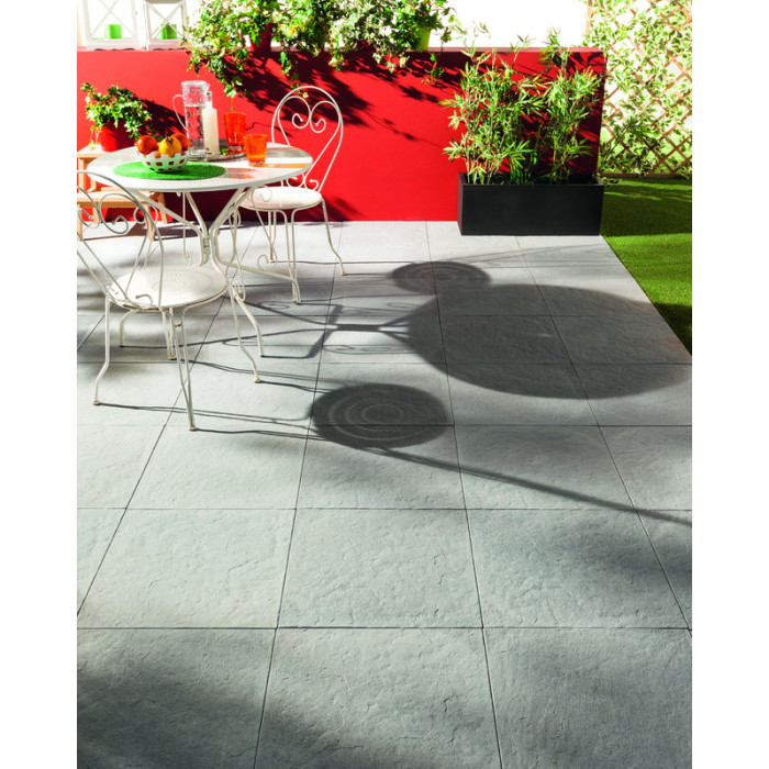 Камінь терасний 50х50х2.5см, Pierre Du Lot (П'єр Дю Лот), тон Gris 310229
