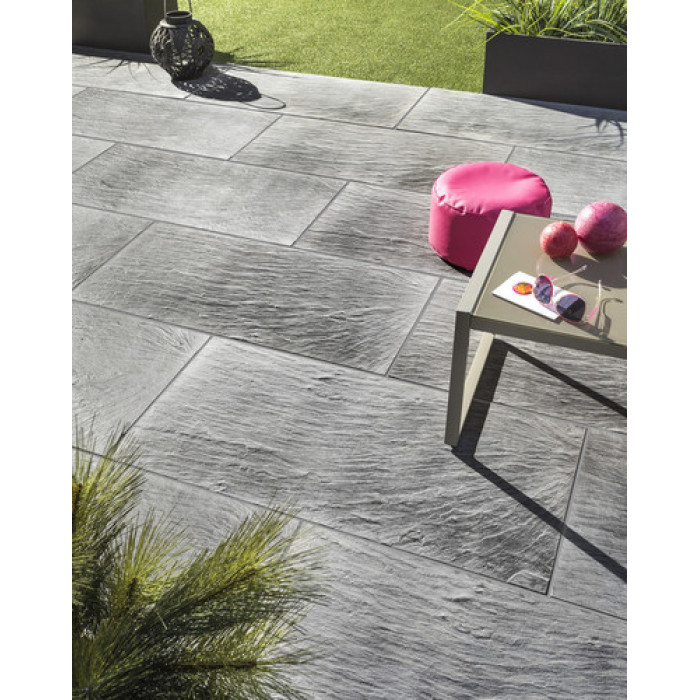 Камень 33 террасный 66х33х3 см, NOVASCHISTE, тон Gris 310121