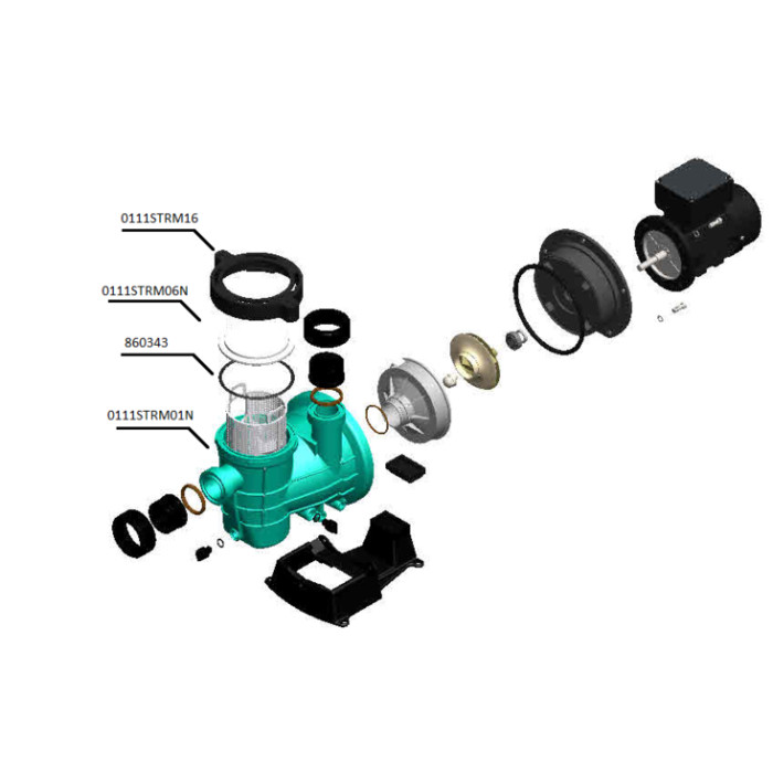 Корпус насосу STREAMER MINI PG-0111STRM01N