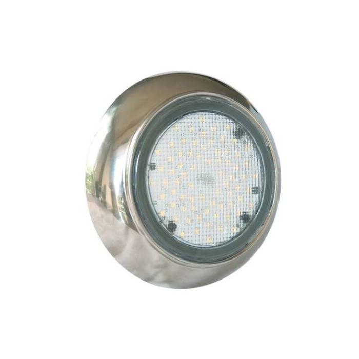Прожектор AISI 316 125мм накладний mini Clicker 36LED, 6Вт, 12В нержавіючий PG-051181SS01