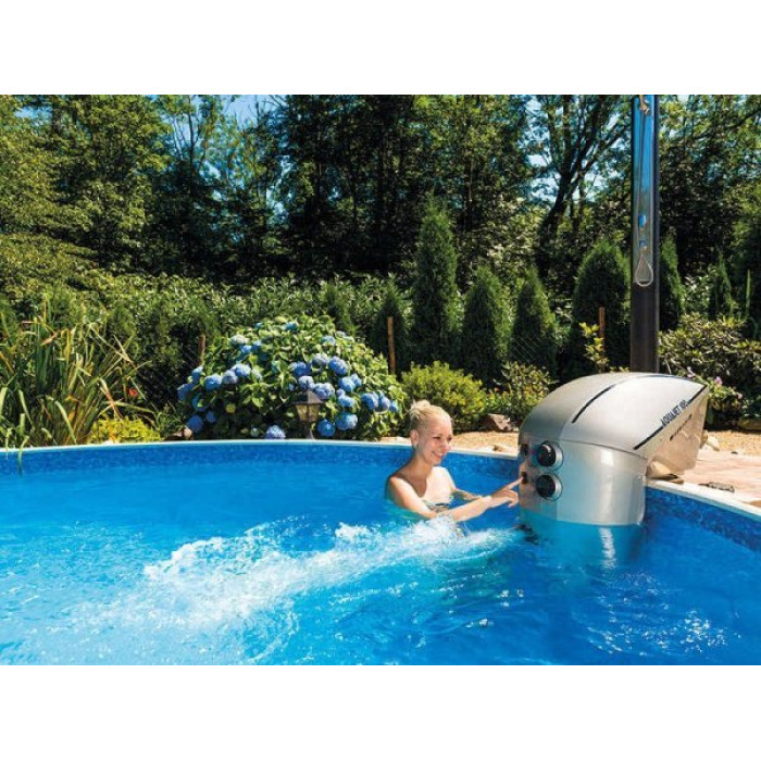 Протитечія AquaJet 100, 100 м.куб/год (Чехія) Azuro, 1.1 кВт, 220 В, навісна з LED освітленням 3EXX0473