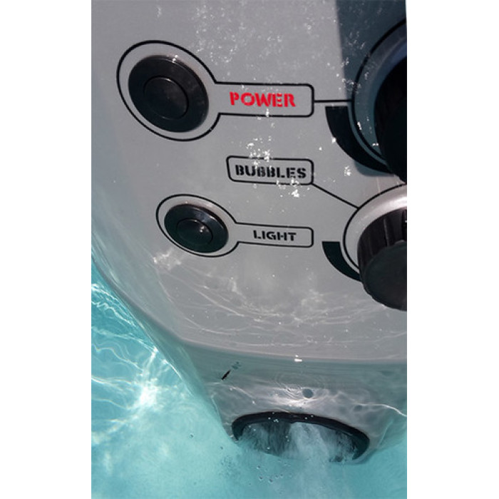 Протитечія AquaJet 100, 100 м.куб/год (Чехія) Azuro, 1.1 кВт, 220 В, навісна з LED освітленням 3EXX0473