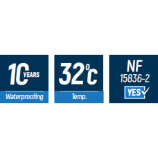 Озерная мембрана Natural Pools, Eco green 7219 зеленая, армированная 1.5 мм, 1.65мх25м 318157219001