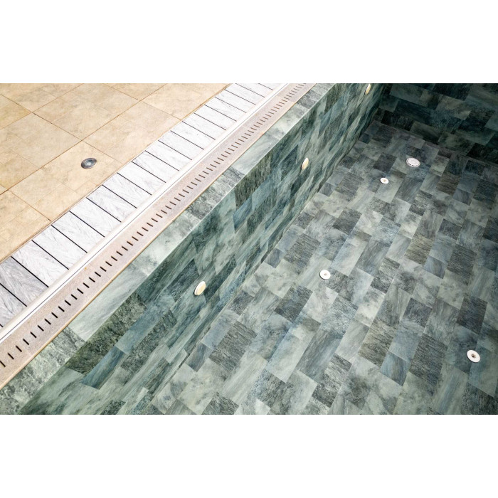 Мембрана StoneTile Emerald плитка 40х20 см, 1.65м армована з лаковим покриттям 327198045001