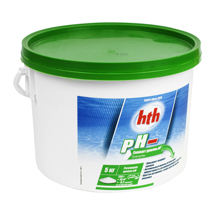 рН минус hth 5кг (Франция), порошок pH MOINS MICRO-BILLES S800813H2