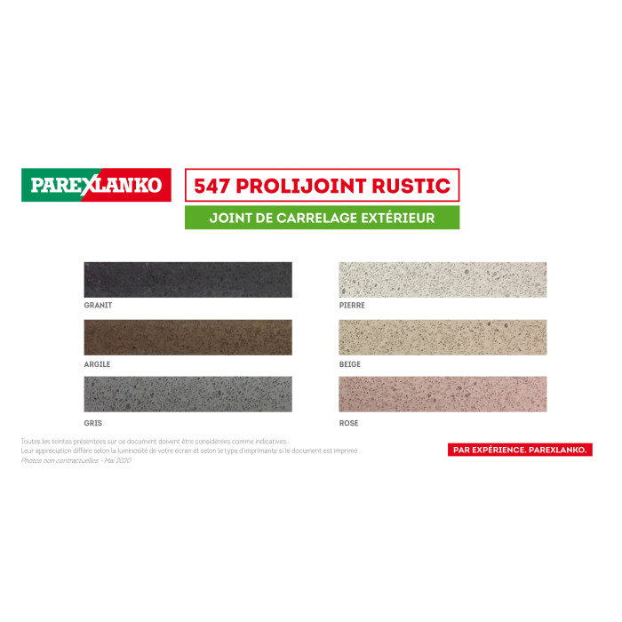 Затирка 547 тонн Rose Provence (Розовый), 25кг PROLIJOINT RUSTIC 580025