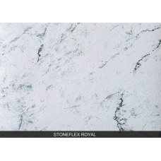 Мембрана StoneFlex біло-чорна Royal, 1.65м армована з лаковим покриттям 327074334002