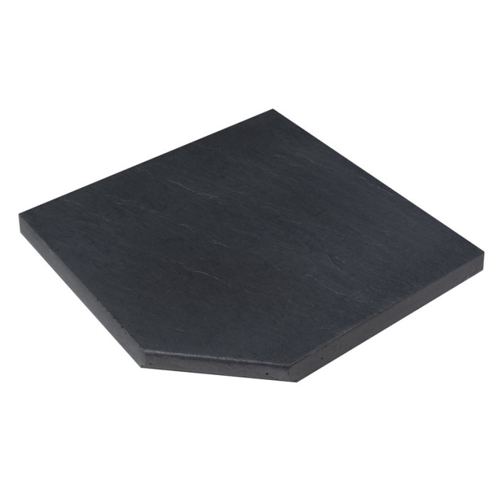 Камінь 33, кут  внутрішній 45х45х3,5 гострий, NOVASCHISTE, тон Anthracite 313771