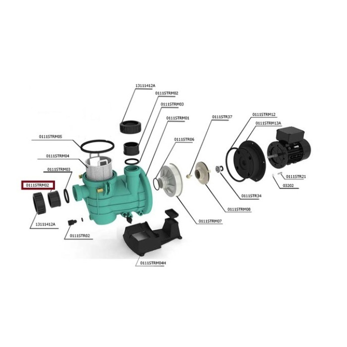 Фланець для підключення насосу PG STREAMER MINI 1 1/2 '' PG-0111STRM02