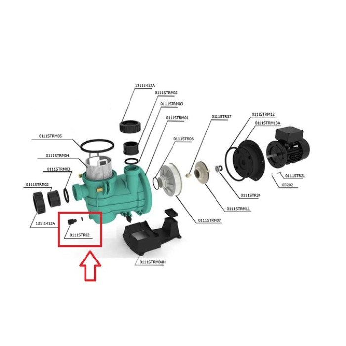 Зливна пробка насосу PG-0111STR02