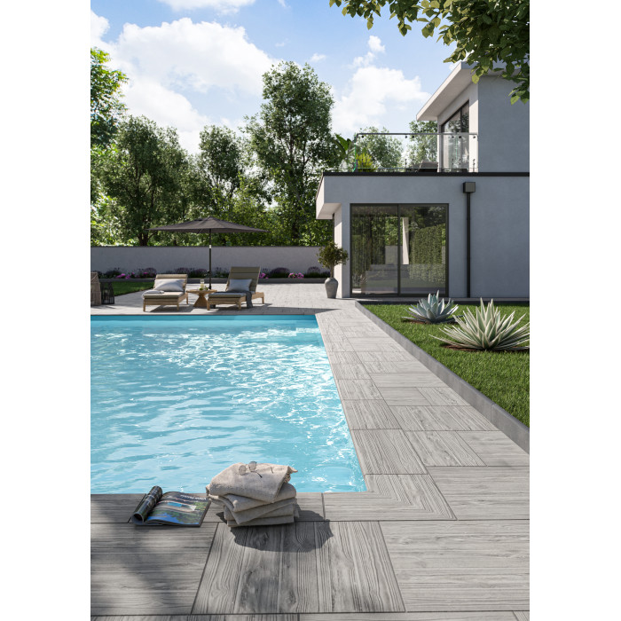 Камінь 30 бортовий 74х30х3см, Excellence, тон Gris (Сірий) 310871