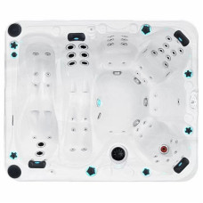 Гідромасажний басейн Passion Spas Desire (278х228х91 см), Сріблясто-білий