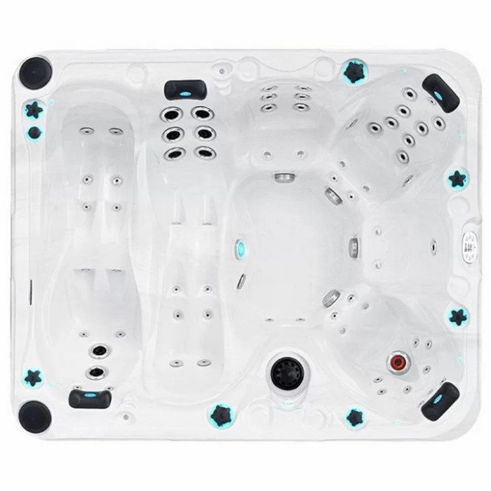 Гідромасажний басейн Passion Spas Desire (278х228х91 см), Сріблясто-білий