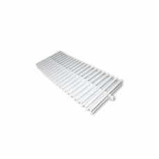 Переливная решетка Aquaviva KT-25 Classic с центральным соединением 245x25 мм (белая)