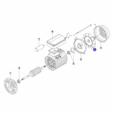 Вентилятор ел.двигуна для насоса Kripsol FAN MEC80 D19 - RBM1030.33R