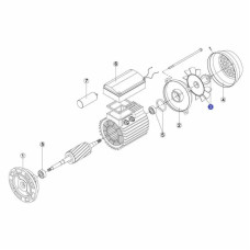 Вентилятор ел.двигуна для насоса Kripsol FAN MEC80 D14 - RBM1030.32R