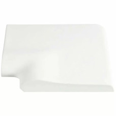 Кутовий копінговий камінь Aquazone 250x300x50-25 мм, білий