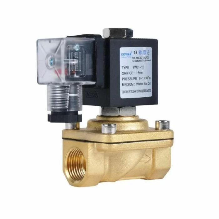 Клапан соленоїдний Aquaviva 2W31 (DN15-1/2) d20 мм