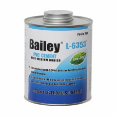 Клей для труб ПВХ Bailey L-6353 118 мл, синій