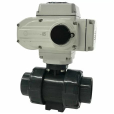 Кран кульовий з електроприводом Aquaviva d75 мм