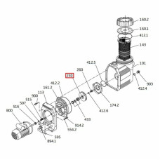 Крильчатка насоса Speck BADU Prime 20 (290.1423.019)
