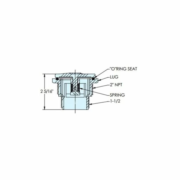 Дренажний клапан Hayward SP1056