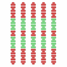 Розділювач доріжки Hayward Big Red/Green, AISI 316, 25 м