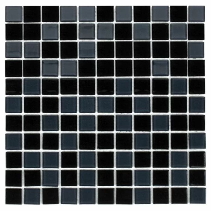 Мозаїка скляна Aquaviva Сristall Black/Gray