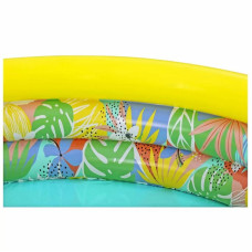 Дитячий надувний басейн Bestway 51203 (168x38 см) Квітковий рай