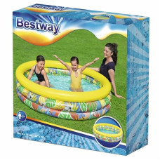 Дитячий надувний басейн Bestway 51203 (168x38 см) Квітковий рай