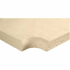 Кутовий копінговий камінь Aquazone Tuff 320x400x50-25 мм, бежевий (пористий)