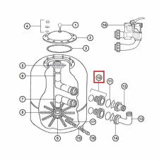 Муфта для фільтрів Hayward NC (D500-600) NCX12014