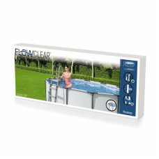Драбина з платформою для басейну Bestway 58332 (132 см, 4 знімні сходинки)