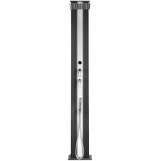 Душ сонячний Aquaviva Hybride Dada Straight алюмінієвий з мийкою для ніг, антрацит DS-D463NX, 40 л