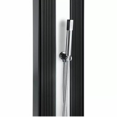 Душ сонячний Aquaviva Hybride Dada Straight алюмінієвий з мийкою для ніг, антрацит DS-D463NX, 40 л