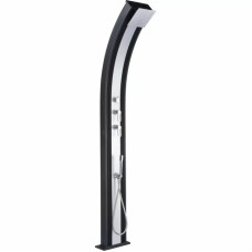 Душ сонячний Aquaviva Hybride Dada Curve алюмінієвий з мийкою для ніг, антрацит DS-D363NX, 40 л