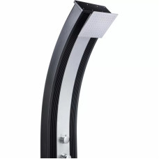Душ сонячний Aquaviva Hybride Dada Curve алюмінієвий з мийкою для ніг, антрацит DS-D363NX, 40 л
