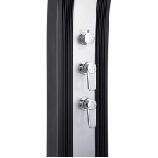 Душ сонячний Aquaviva Hybride Dada Curve алюмінієвий з мийкою для ніг, антрацит DS-D363NX, 40 л