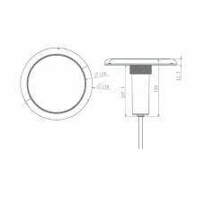 Прожектор світлодіодний Aquaviva 227C 252LED 21 Вт White