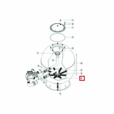 Сепаратор для фільтра Hayward PRO S360SLE (RRFI0008.03R\500201150000)